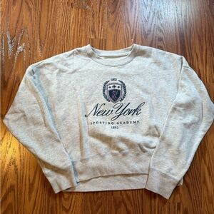New York Sporting Academy Gray Sweatshirt